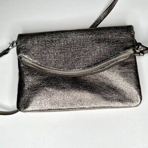 Metallic Gold Clutch/Shoulder Bag